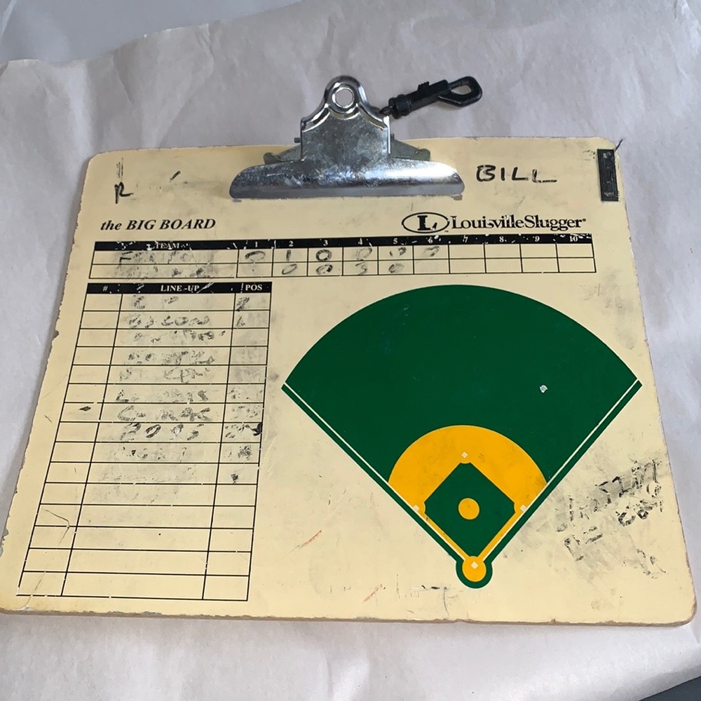 Louisville Slugger Deluxe Dugout Clipboard used